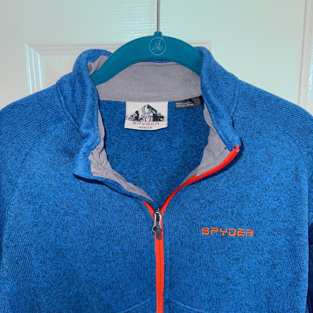 Spyder Men's Empire Full-Zip Jacket Blue Size M - Picture 4 of 12